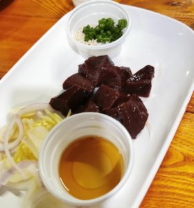 liver sashimi