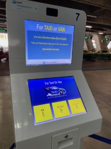 taxi ticket machine